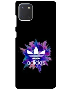 Чехол для Samsung Galaxy Note 10 Lite с картинкой «Взрыв красок Adidas»