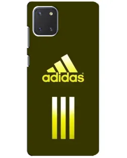 Чехол для Samsung Galaxy Note 10 Lite с картинкой «Оливковый градиент Adidas»