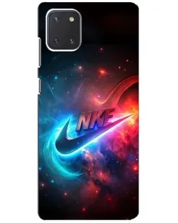 Чехол для Samsung Galaxy Note 10 Lite с картинкой «Огненный логотип Nike» Чехол для Samsung Galaxy Note 10 Lite с картинкой «Огненный логотип Nike»