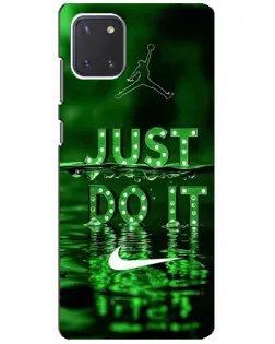 Чехол для Samsung Galaxy Note 10 Lite с картинкой «Зеленый неоновый Nike» Чехол для Samsung Galaxy Note 10 Lite с картинкой «Зеленый неоновый Nike»