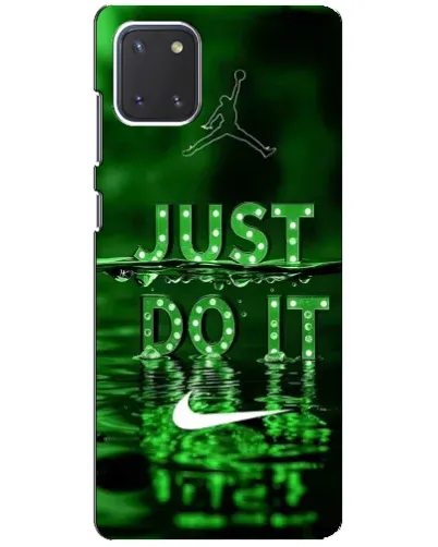 Чехол для Samsung Galaxy Note 10 Lite с картинкой «Зеленый неоновый Nike»
