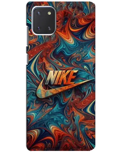 Чехол для Samsung Galaxy Note 10 Lite с картинкой «Nike в абстракции»