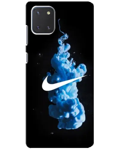 Чехол для Samsung Galaxy Note 10 Lite с картинкой «Nike и синий дым»