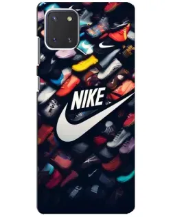 Чехол для Samsung Galaxy Note 10 Lite с картинкой «Коллекция кроссовок Nike» Чехол для Samsung Galaxy Note 10 Lite с картинкой «Коллекция кроссовок Nike»