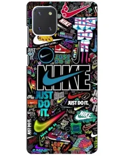 Чехол для Samsung Galaxy Note 10 Lite с картинкой «Яркий коллаж Nike» Чехол для Samsung Galaxy Note 10 Lite с картинкой «Яркий коллаж Nike»