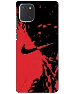 Чехол для Samsung Galaxy Note 10 Lite с картинкой «Красные брызги Nike» Чехол для Samsung Galaxy Note 10 Lite с картинкой «Красные брызги Nike»