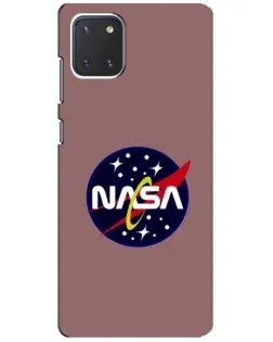 Чехол для Samsung Galaxy Note 10 Lite с картинкой «NASA — ретро космос»