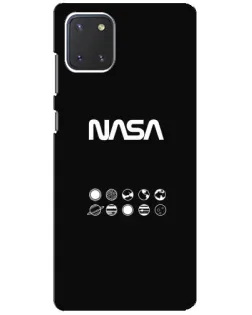 Чехол для Samsung Galaxy Note 10 Lite с картинкой «NASA — технический принт»