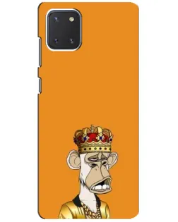 Чехол для Samsung Galaxy Note 10 Lite с картинкой «Золотая обезьяна Bored Ape»