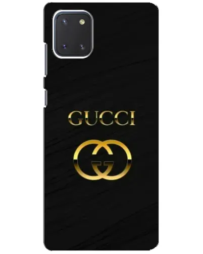 Чехол для Samsung Galaxy Note 10 Lite с картинкой «Золотой логотип Gucci» Чехол для Samsung Galaxy Note 10 Lite с картинкой «Золотой логотип Gucci»