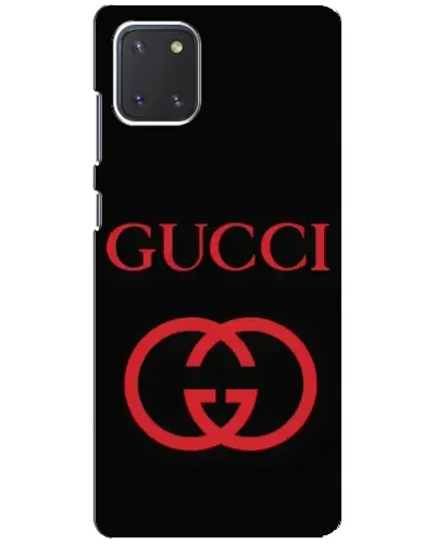 Чехол для Samsung Galaxy Note 10 Lite с картинкой «Gucci — красный логотип» Чехол для Samsung Galaxy Note 10 Lite с картинкой «Gucci — красный логотип»