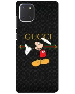 Чехол для Samsung Galaxy Note 10 Lite с картинкой «Микки Маус Gucci» Чехол для Samsung Galaxy Note 10 Lite с картинкой «Микки Маус Gucci»