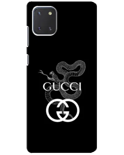 Чехол для Samsung Galaxy Note 10 Lite с картинкой «Gucci — серебряная змея» Чехол для Samsung Galaxy Note 10 Lite с картинкой «Gucci — серебряная змея»