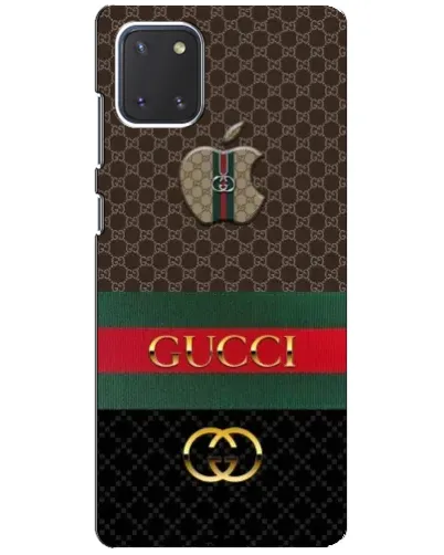 Чехол для Samsung Galaxy Note 10 Lite с картинкой «Gucci — брендированный десерт» Чехол для Samsung Galaxy Note 10 Lite с картинкой «Gucci — брендированный десерт»