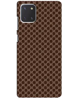 Чехол для Samsung Galaxy Note 10 Lite с картинкой «Gucci — шоколадная сетка» Чехол для Samsung Galaxy Note 10 Lite с картинкой «Gucci — шоколадная сетка»