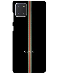 Чехол для Samsung Galaxy Note 10 Lite с картинкой «Gucci — строгая линия» Чехол для Samsung Galaxy Note 10 Lite с картинкой «Gucci — строгая линия»