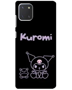 Чохол для Samsung Galaxy Note 10 Lite з картинкою «Kuromi — чорний мінімалізм» Чохол для Samsung Galaxy Note 10 Lite з картинкою «Kuromi — чорний мінімалізм»