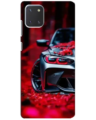 Чохол для Samsung Galaxy Note 10 Lite з картинкою «Спортивна BMW та квіти» Чохол для Samsung Galaxy Note 10 Lite з картинкою «Спортивна BMW та квіти»