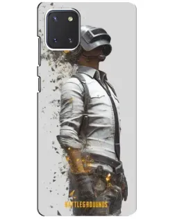 Чохол для Samsung Galaxy Note 10 Lite з картинкою «PUBG — боєць у пилу»