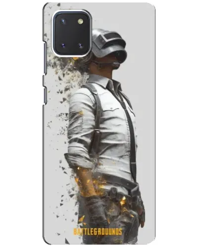 Чохол для Samsung Galaxy Note 10 Lite з картинкою «PUBG — боєць у пилу»