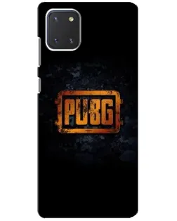 Чохол для Samsung Galaxy Note 10 Lite з картинкою «PUBG — золотий логотип»