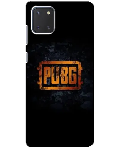 Чохол для Samsung Galaxy Note 10 Lite з картинкою «PUBG — золотий логотип»