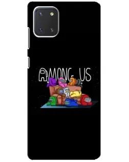 Чохол для Samsung Galaxy Note 10 Lite з картинкою «Логотип Among Us» Чохол для Samsung Galaxy Note 10 Lite з картинкою «Логотип Among Us»