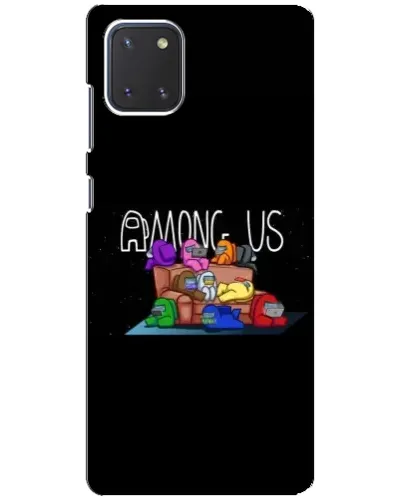Чохол для Samsung Galaxy Note 10 Lite з картинкою «Логотип Among Us»
