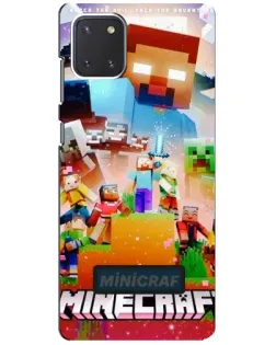 Чехол для Samsung Galaxy Note 10 Lite с картинкой «Minecraft герои игры»