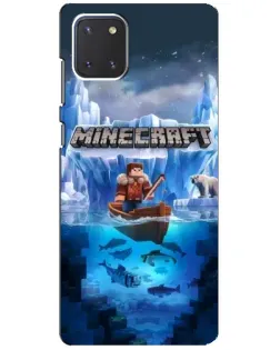 Чохол для Samsung Galaxy Note 10 Lite з картинкою «Minecraft льодянийсвіт» Чохол для Samsung Galaxy Note 10 Lite з картинкою «Minecraft льодянийсвіт»