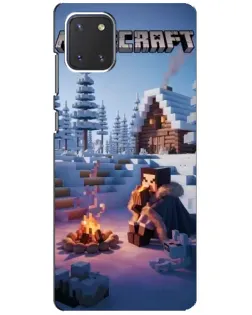 Чохол для Samsung Galaxy Note 10 Lite з картинкою «Зимовий Minecraft» Чохол для Samsung Galaxy Note 10 Lite з картинкою «Зимовий Minecraft»