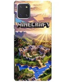 Чохол для Samsung Galaxy Note 10 Lite з картинкою «Minecraft панорама» Чохол для Samsung Galaxy Note 10 Lite з картинкою «Minecraft панорама»