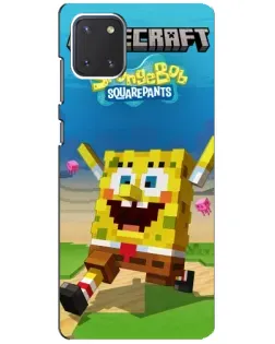 Чохол для Samsung Galaxy Note 10 Lite з картинкою «Губка Боб Minecraft» Чохол для Samsung Galaxy Note 10 Lite з картинкою «Губка Боб Minecraft»