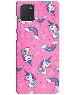 Чехол для Samsung Galaxy Note 10 Lite с картинкой «Unicorn паттерн розовый» Чехол для Samsung Galaxy Note 10 Lite с картинкой «Unicorn паттерн розовый»