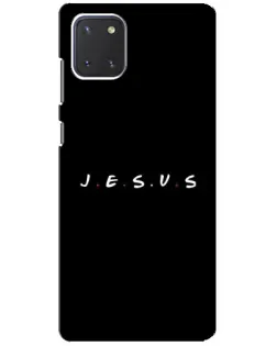 Чохол для Samsung Galaxy Note 10 Lite з картинкою «Крапки віри J.E.S.U.S.»