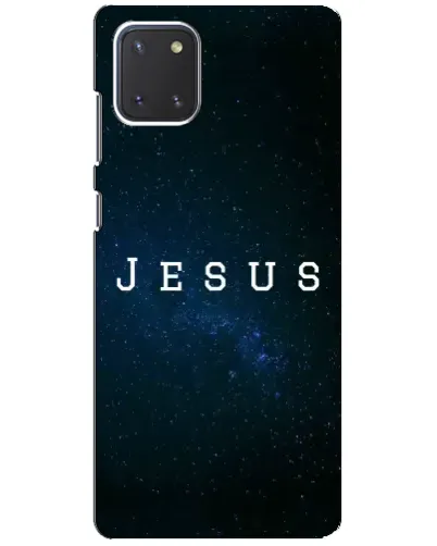 Чохол для Samsung Galaxy Note 10 Lite з картинкою «Зоряне небо Jesus»