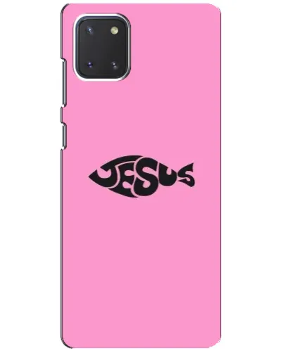 Чохол для Samsung Galaxy Note 10 Lite з картинкою «Рожевий символ Jesus»