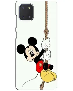 Чехол для Samsung Galaxy Note 10 Lite с картинкой «Mickey на канате» Чехол для Samsung Galaxy Note 10 Lite с картинкой «Mickey на канате»