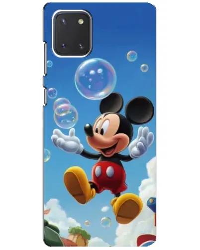 Чехол для Samsung Galaxy Note 10 Lite с картинкой «Mickey и мыльные пузыри» Чехол для Samsung Galaxy Note 10 Lite с картинкой «Mickey и мыльные пузыри»