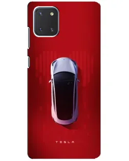 Чохол для Samsung Galaxy Note 10 Lite з картинкою «Tesla Top View»