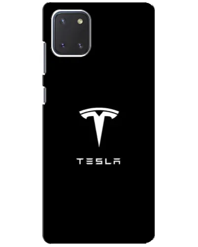 Чохол для Samsung Galaxy Note 10 Lite з картинкою «Tesla White Logo» Чохол для Samsung Galaxy Note 10 Lite з картинкою «Tesla White Logo»
