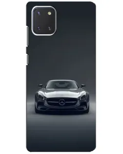 Чохол для Samsung Galaxy Note 10 Lite з картинкою «Mercedes на чорному» Чохол для Samsung Galaxy Note 10 Lite з картинкою «Mercedes на чорному»