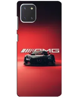 Чохол для Samsung Galaxy Note 10 Lite з картинкою «Mercedes AMG — червона лінія» Чохол для Samsung Galaxy Note 10 Lite з картинкою «Mercedes AMG — червона лінія»