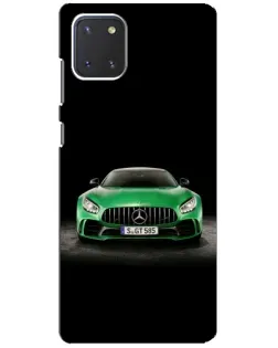 Чохол для Samsung Galaxy Note 10 Lite з картинкою «Mercedes — неоновий лого» Чохол для Samsung Galaxy Note 10 Lite з картинкою «Mercedes — неоновий лого»