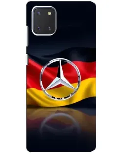 Чохол для Samsung Galaxy Note 10 Lite з картинкою «Mercedes — прапор Німеччини» Чохол для Samsung Galaxy Note 10 Lite з картинкою «Mercedes — прапор Німеччини»