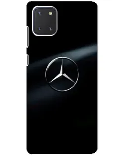 Чохол для Samsung Galaxy Note 10 Lite з картинкою «Mercedes на металі» Чохол для Samsung Galaxy Note 10 Lite з картинкою «Mercedes на металі»