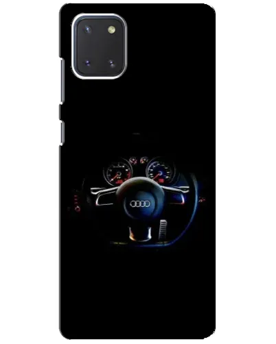 Чехол для Samsung Galaxy Note 10 Lite с картинкой «Салон Audi — руль»