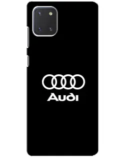 Чехол для Samsung Galaxy Note 10 Lite с картинкой «Классическое лого Audi»