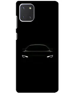 Чехол для Samsung Galaxy Note 10 Lite с картинкой «Взгляд Audi в темноте»