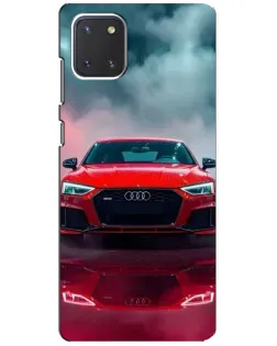 Чехол для Samsung Galaxy Note 10 Lite с картинкой «Audi RS — красный стиль»